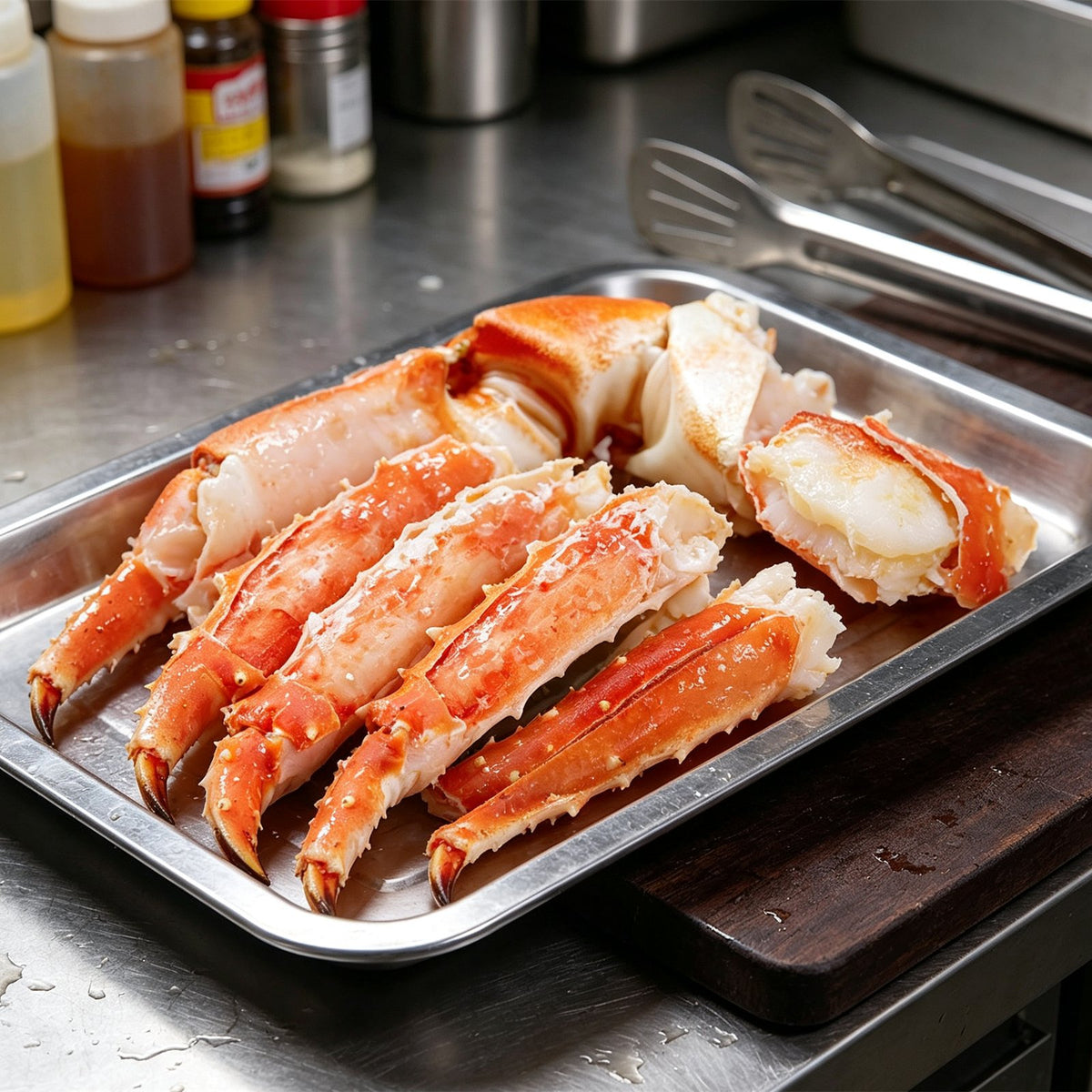 Cooked Split King Crab Claws