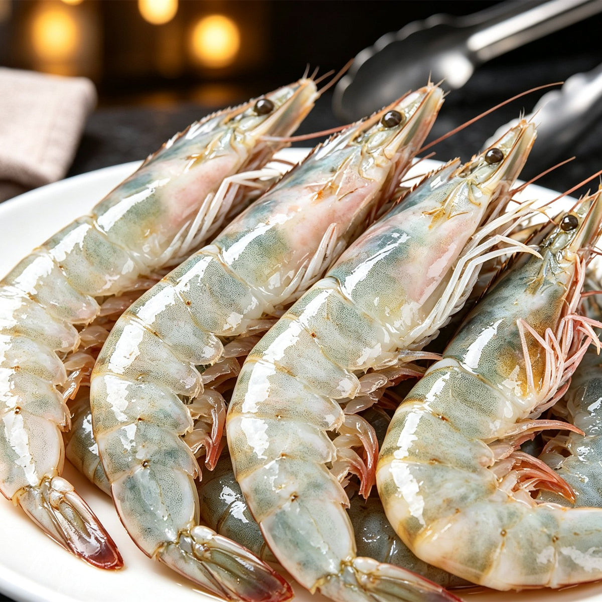 Fresh Whole Prawns Shell On