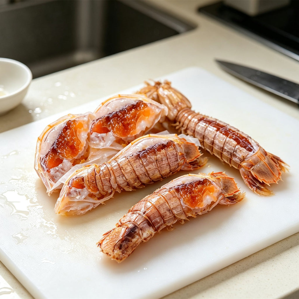 Fresh Whole Raw Mantis Shrimp