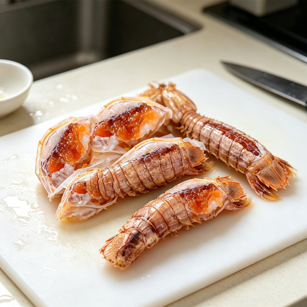 Fresh Whole Raw Mantis Shrimp